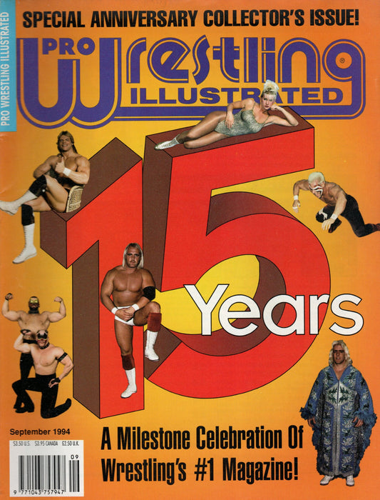 PWI Pro Wrestling Illustrated Magazine September 1994