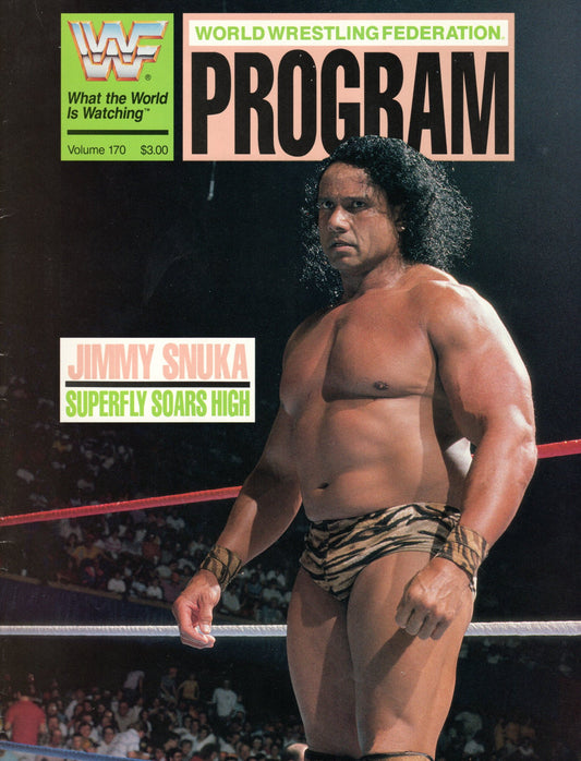 WWF World Wrestling Federation 1989 Program #170