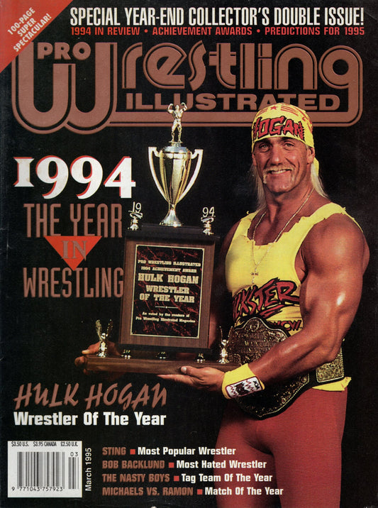 PWI Pro Wrestling Illustrated Magazine March 1995