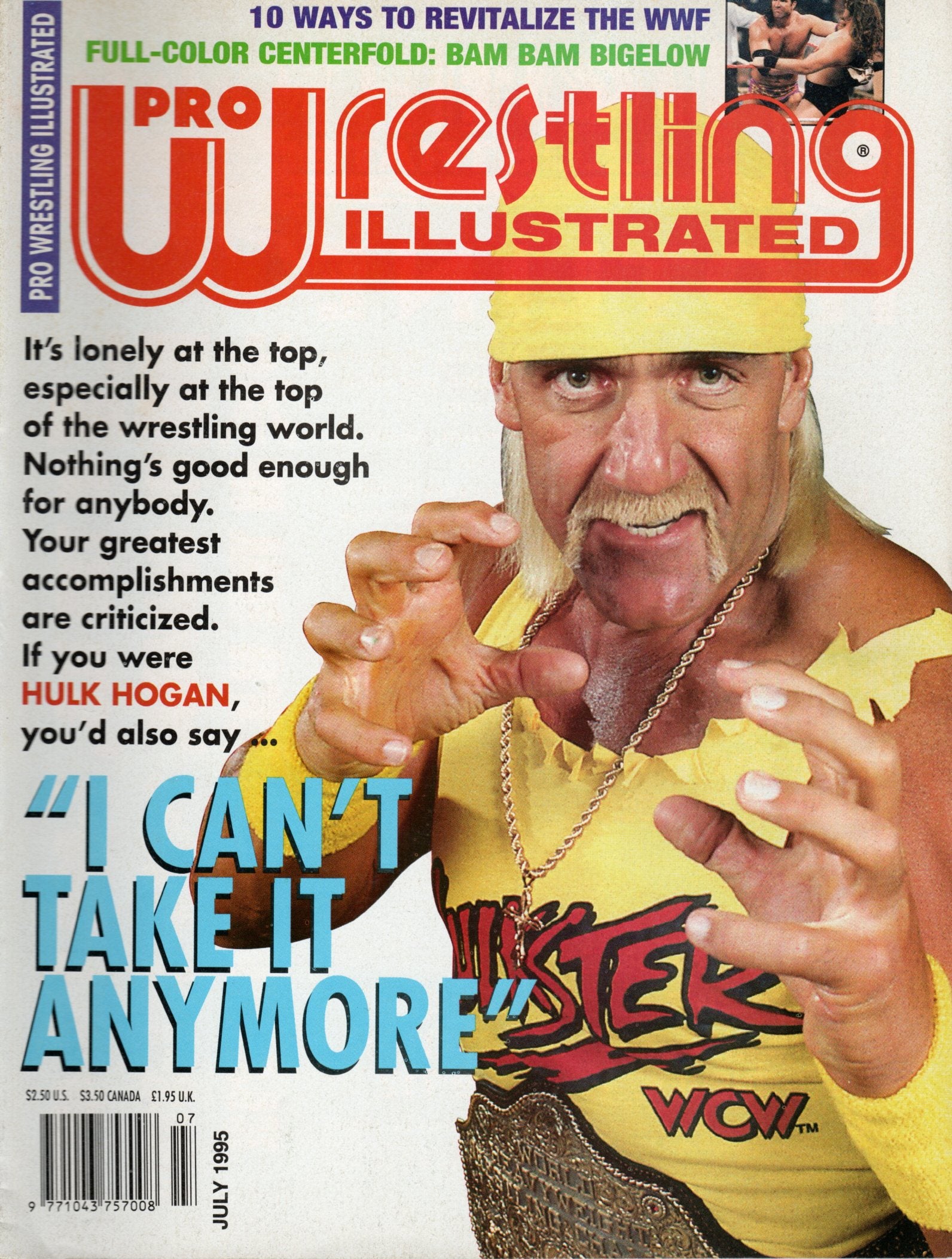 PWI Pro Wrestling Illustrated Magazine July 1995 – RetroWrestling.com