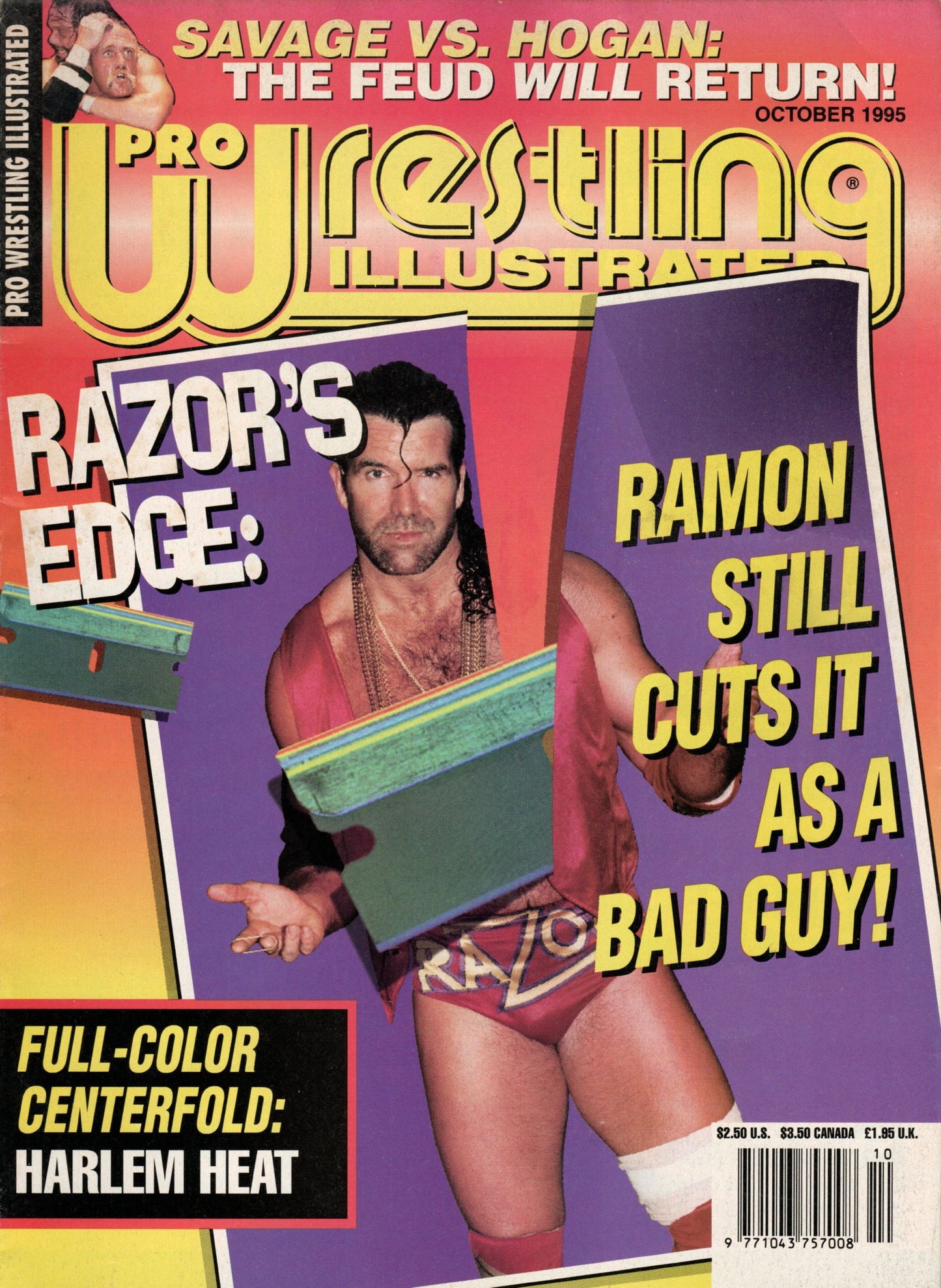 PWI Pro Wrestling Illustrated Magazine October 1995