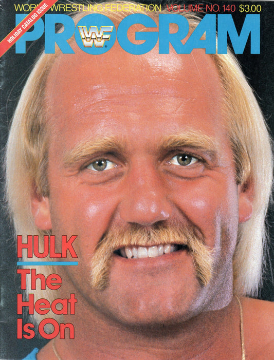 WWF World Wrestling Federation 1986 Program #140
