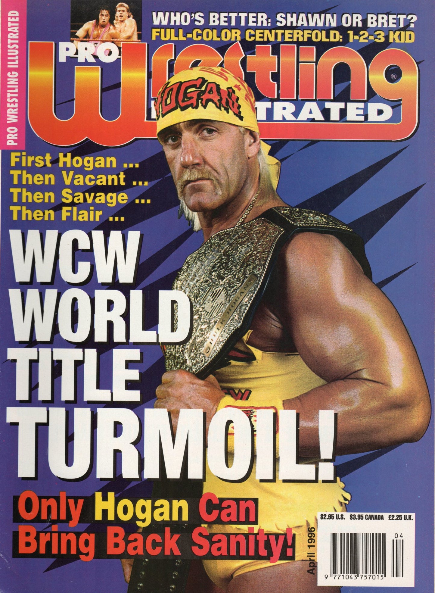 PWI Pro Wrestling Illustrated Magazine April 1996
