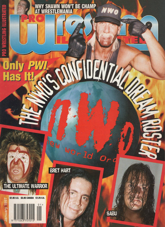 PWI Pro Wrestling Illustrated Magazine January 1997