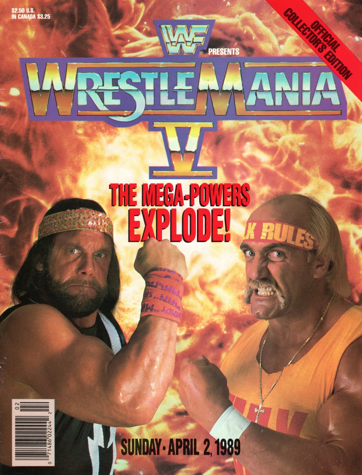 WWF Wrestlemania V Collector's Edition Magazine