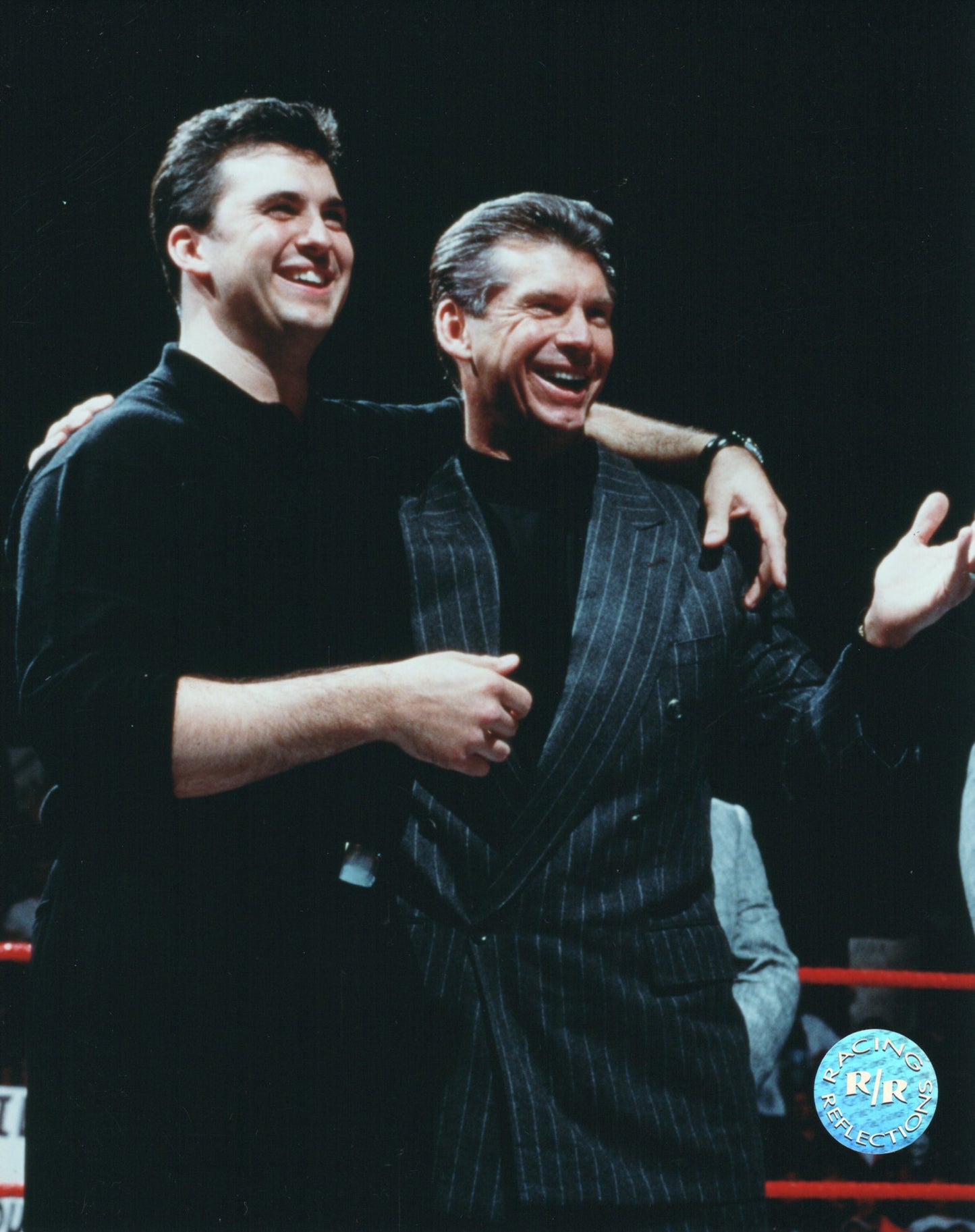 Vince McMahon & Shane McMahon WWF Racing Reflections 8"x10" Photo