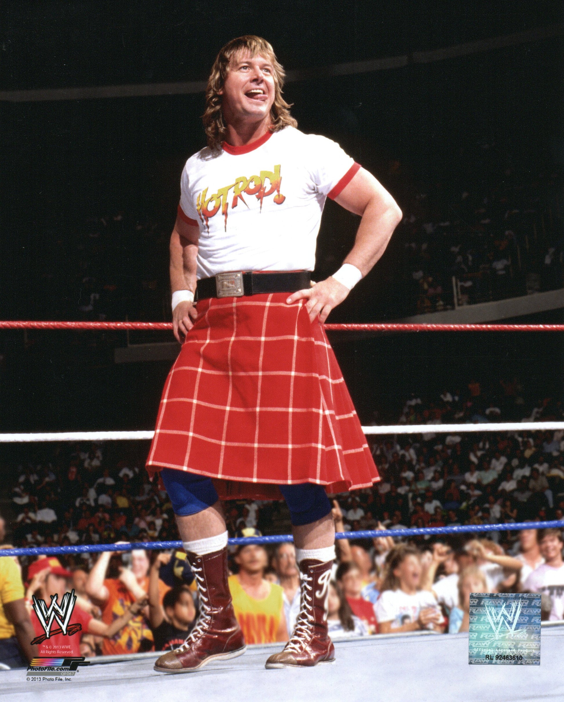 Rowdy Roddy Piper WWE Photofile 8x10