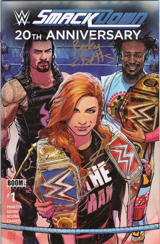Becky Lynch WWE Signed Comic