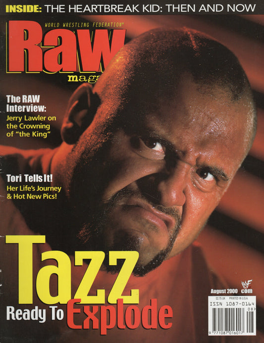 WWF Raw Magazine August 2000
