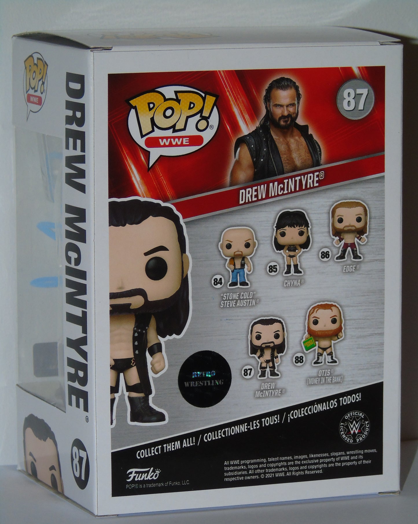 Drew McIntyre WWE Funko Pop! Vinyl Signed Figure