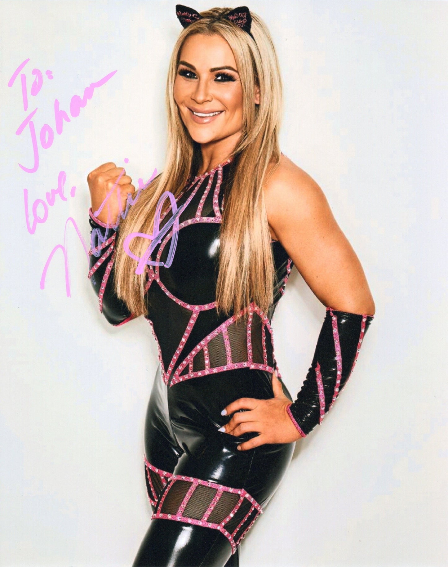 Natalya Signed WWE Wrestling Photo