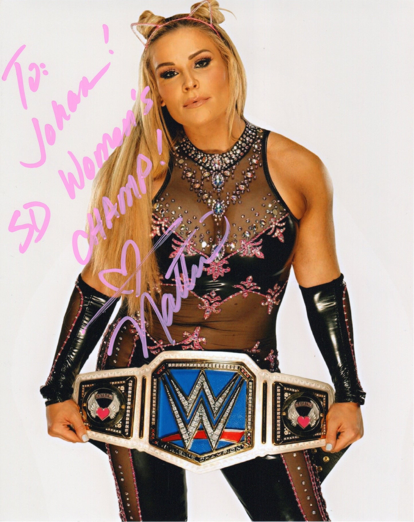Natalya Signed WWE Wrestling Photo