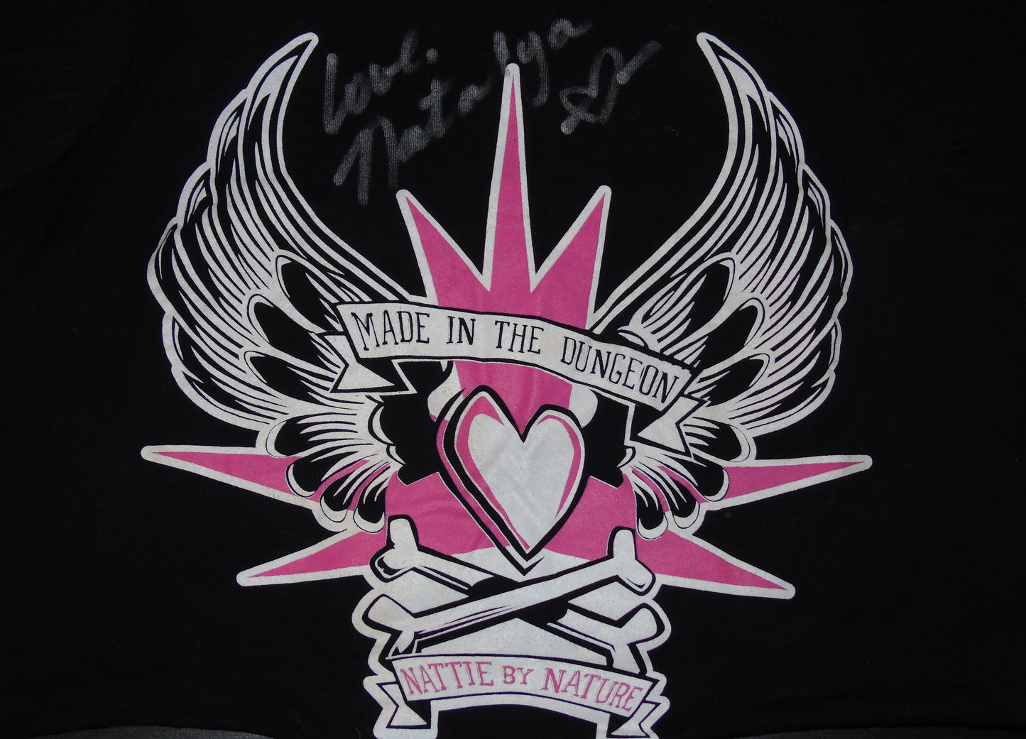 Natalya Ring Worn & Signed WWE Wrestling T-Shirt