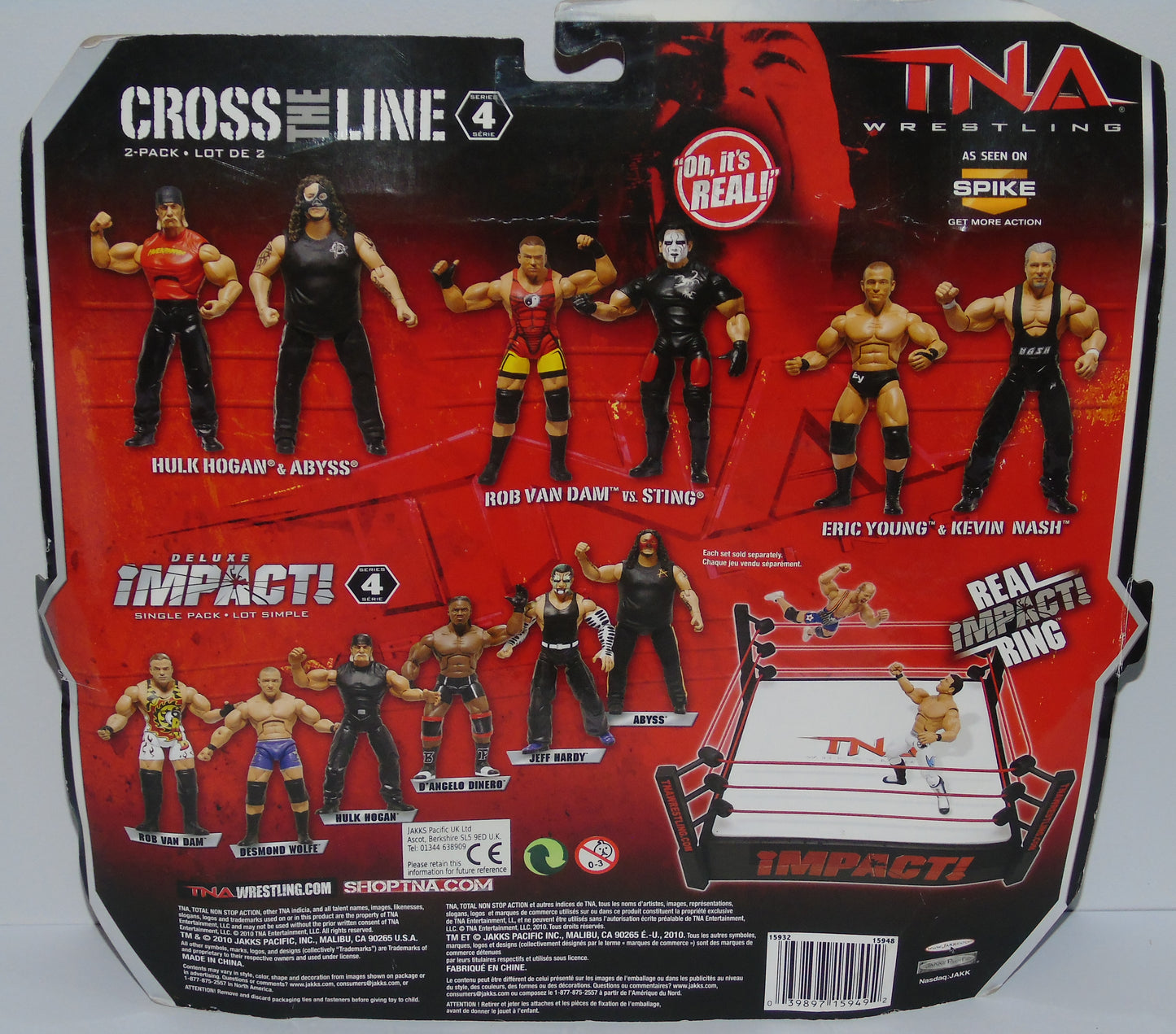 Hulk Hogan & Abyss TNA Wrestling Figure Set