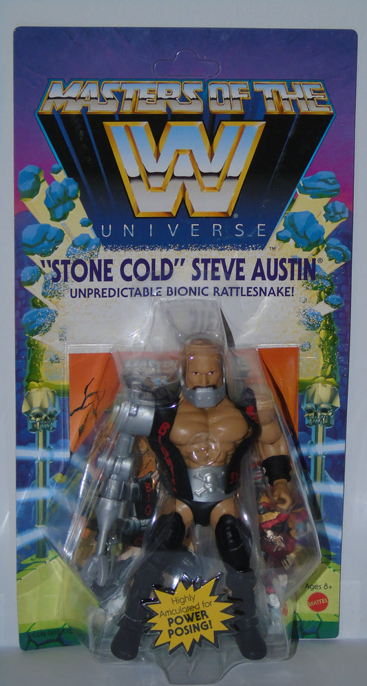 Stone Cold Steve Austin WWE Mattel Masters Of The Universe Figure