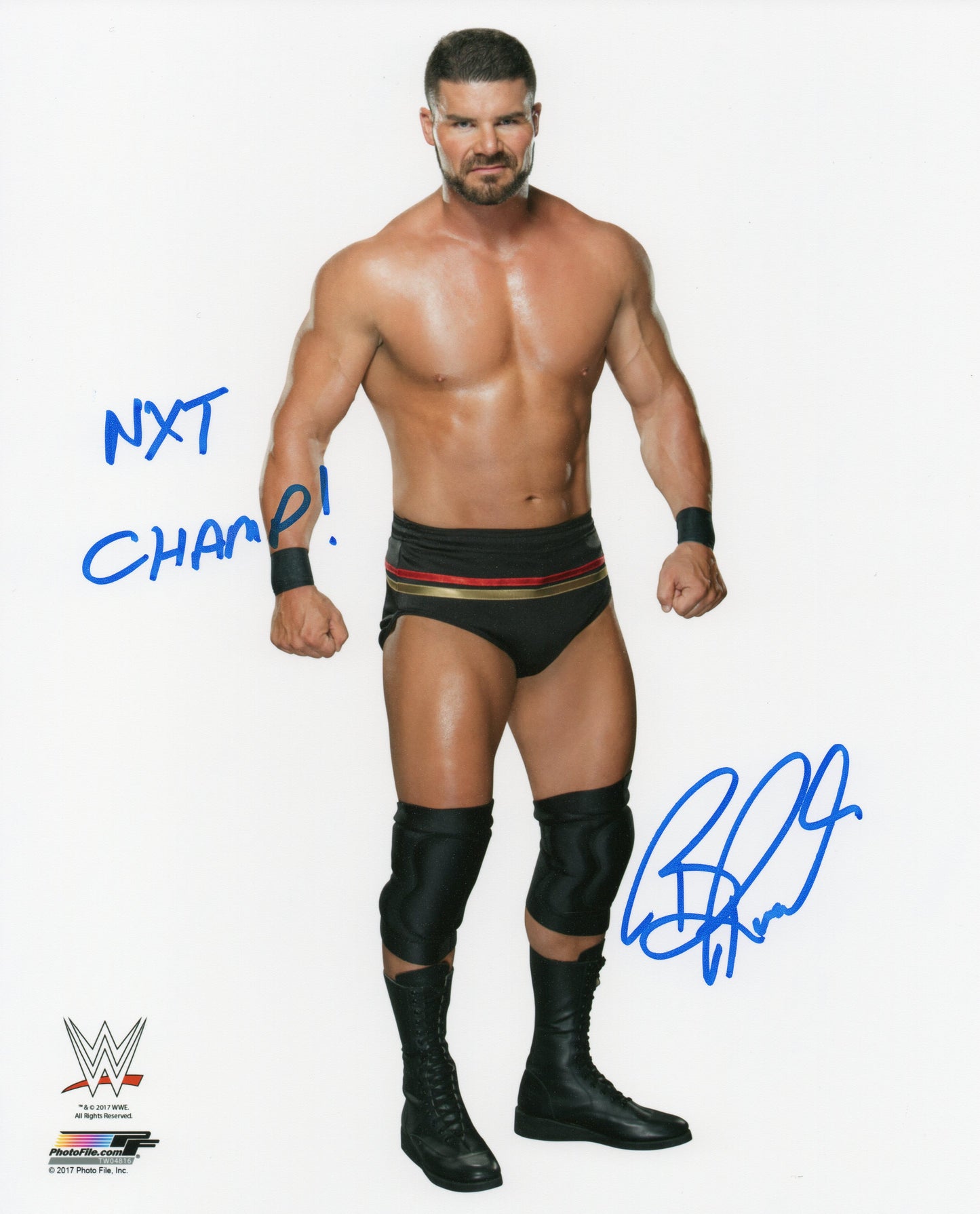 Bobby Roode WWE NXT Signed Photofile Photo