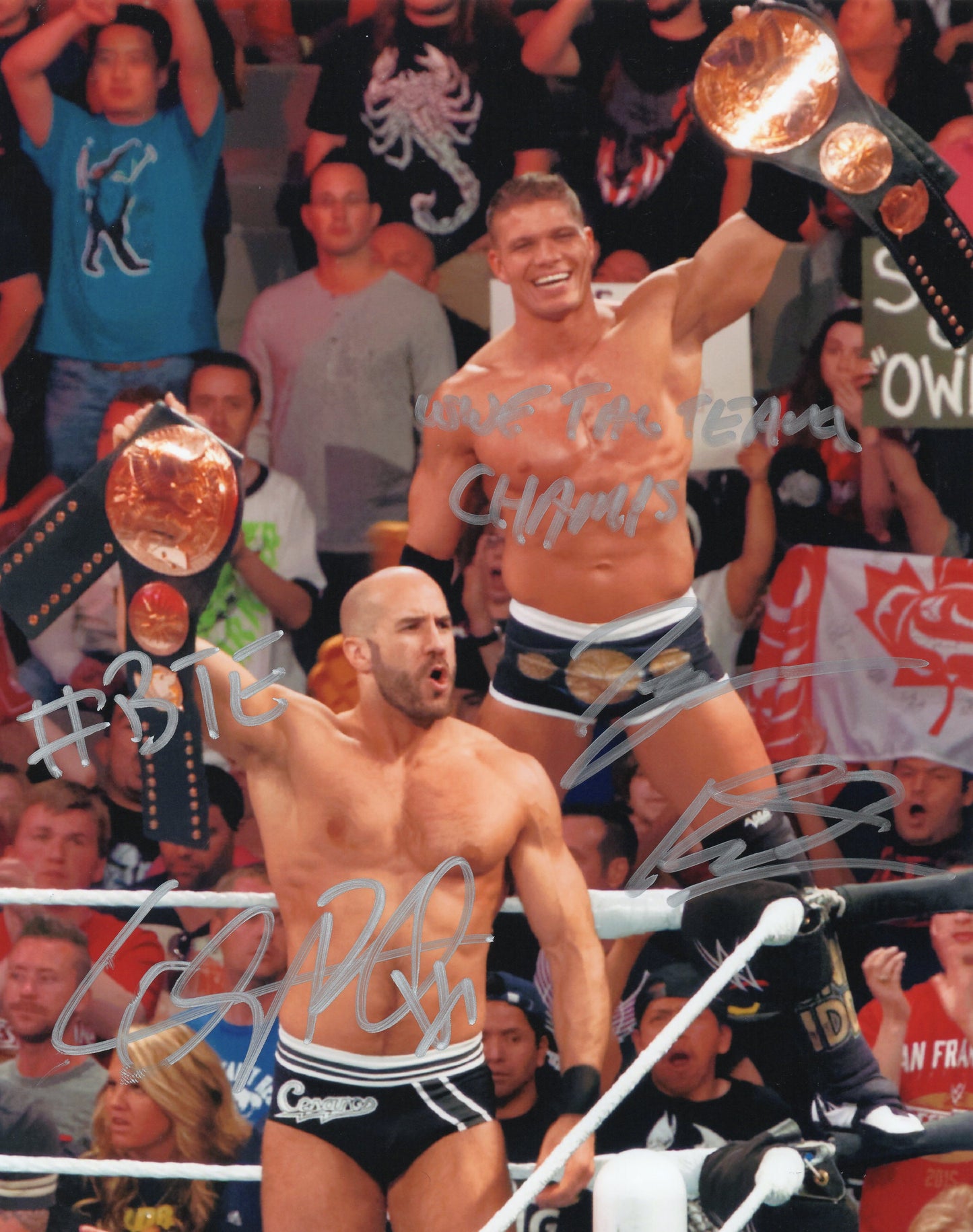 Cesaro & Tyson Kidd WWE NXT Signed Photo
