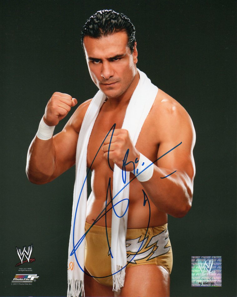 Alberto Del Rio WWE Signed Photofile Photo