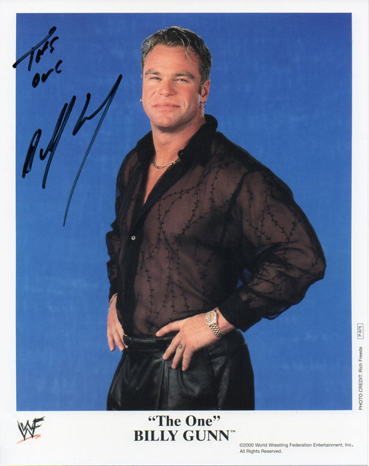 Billy Gunn WWF/WWE Signed Promo Photo Print