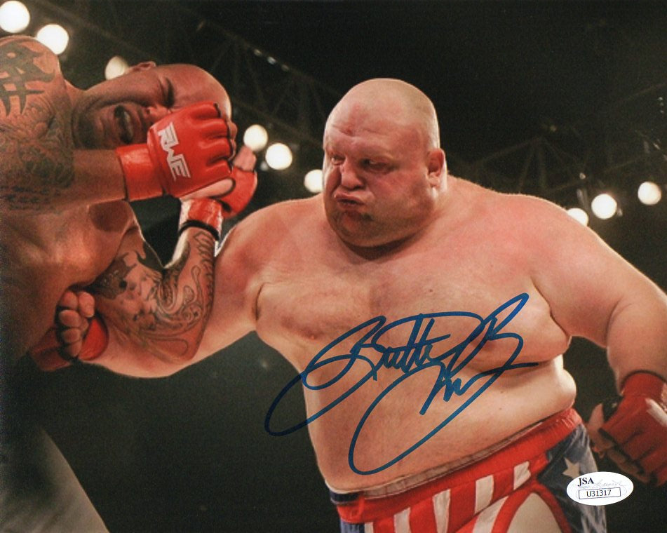 Butterbean Eric Esch Boxing/MMA Signed Photo Action Shot