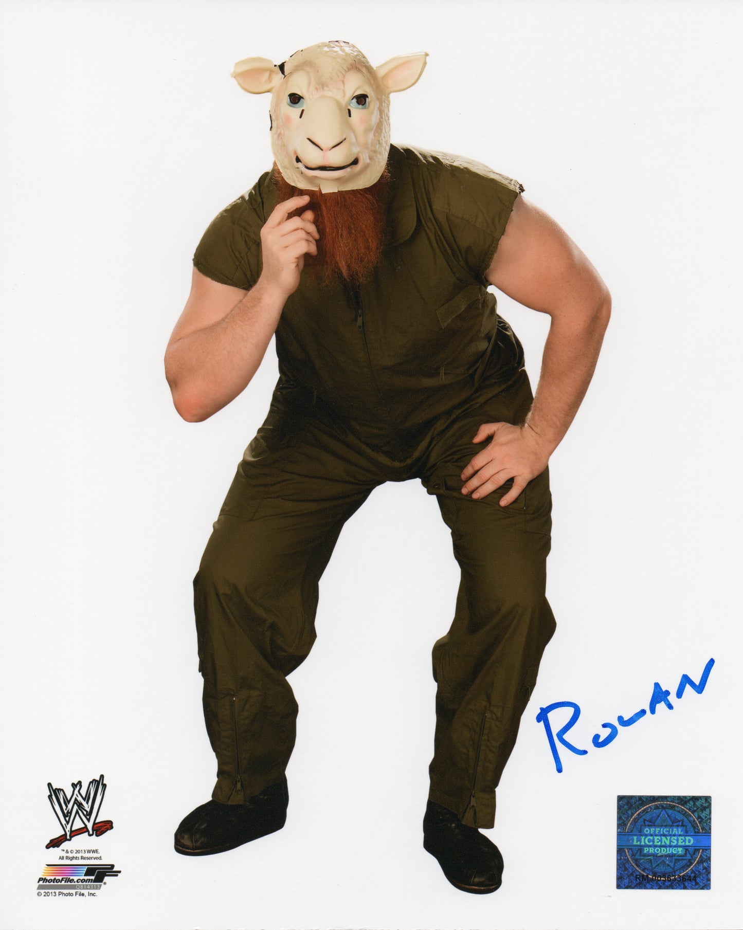 Erick Rowan WWE NXT Signed Photofile Photo