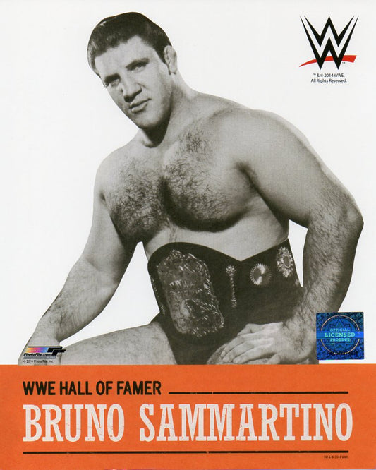 Bruno Sammartino WWE Photofile 8x10" Photo