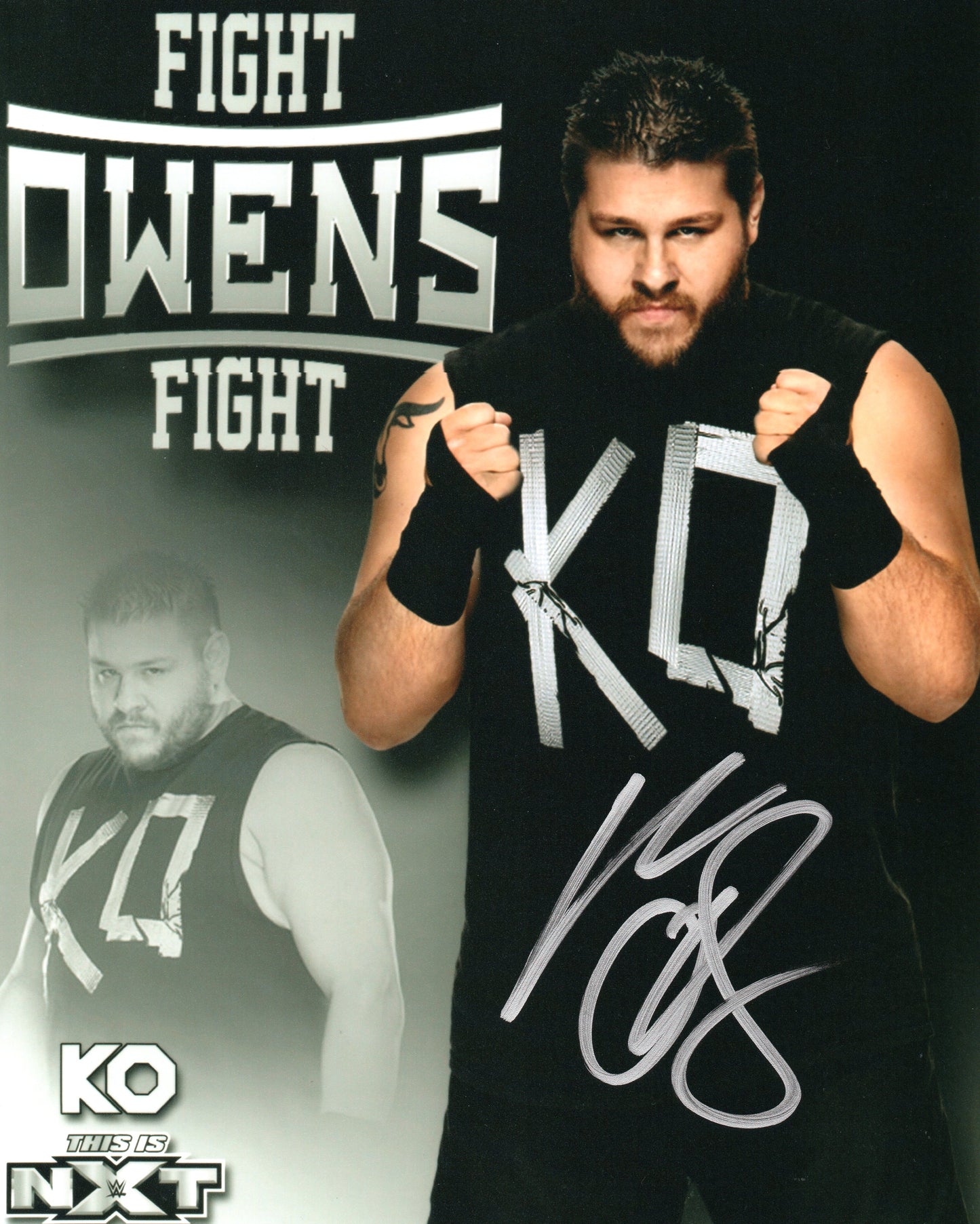 Kevin Owens WWE NXT Signed Photo