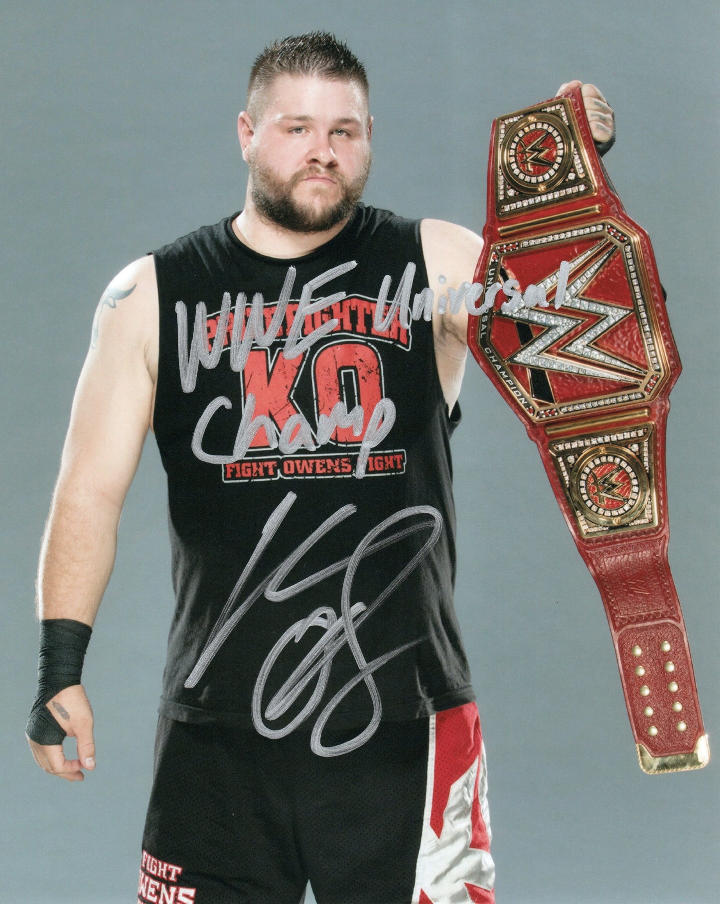 Kevin Owens WWE Signed Photo