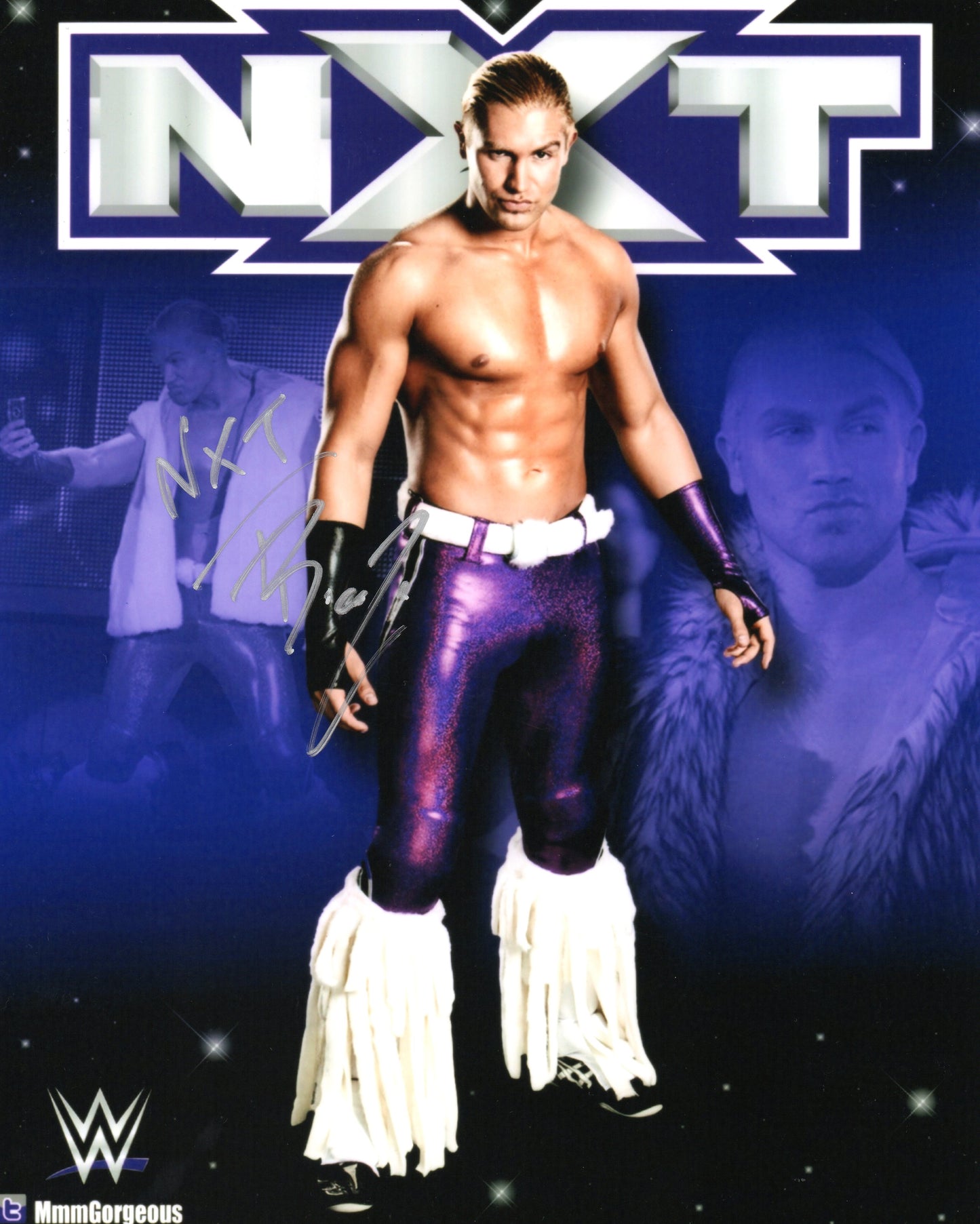 Tyler Breeze WWE NXT Signed Photo
