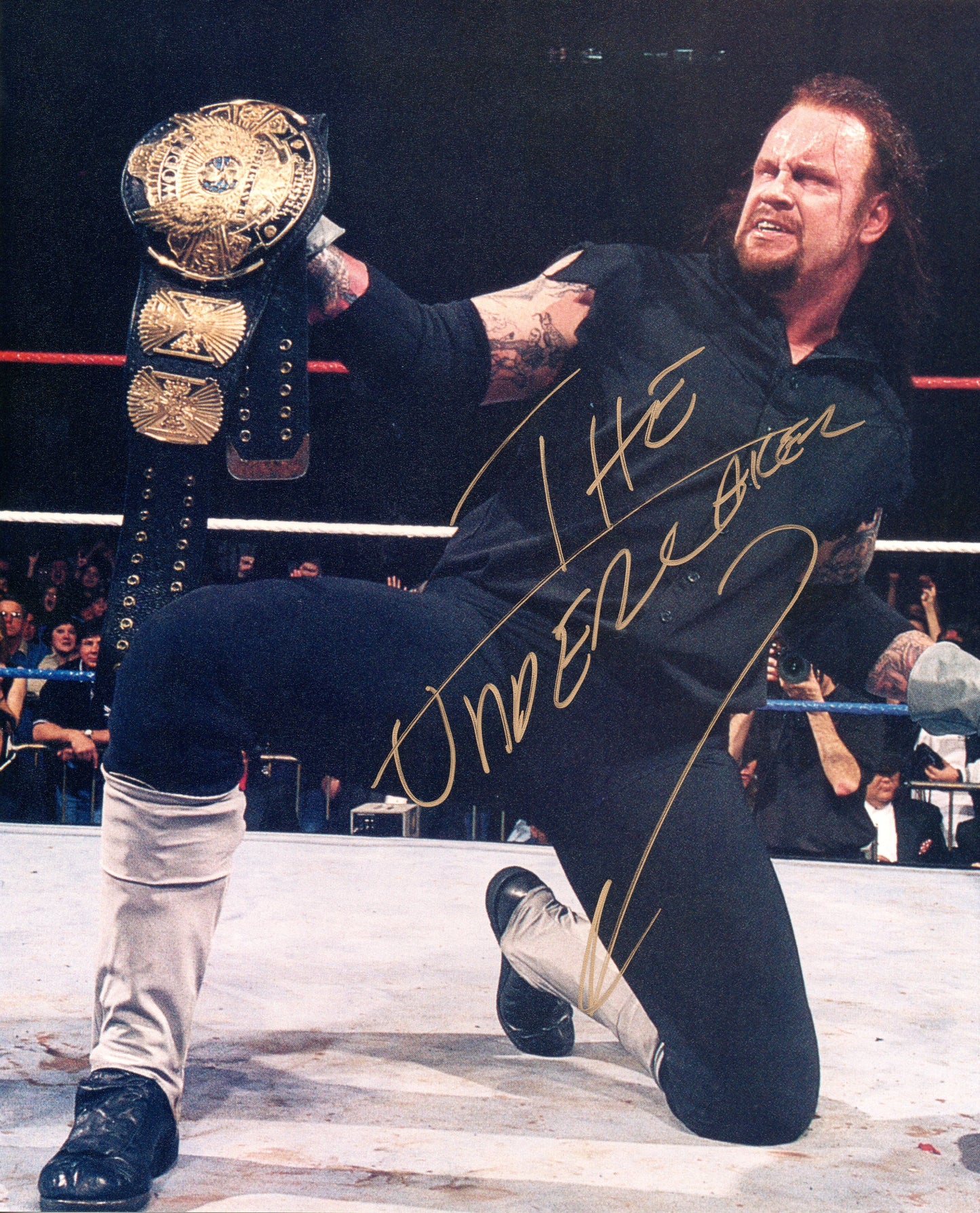 The Undertaker WWF/WWE Signed Photo