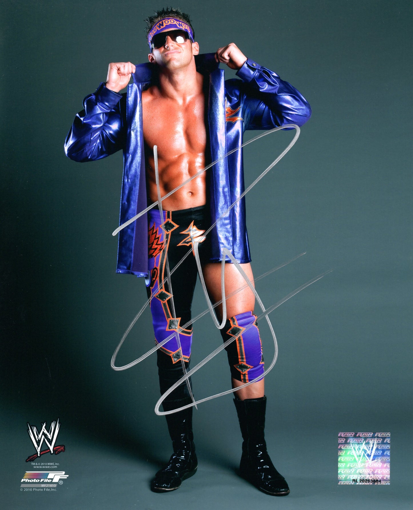 Zack Ryder WWE Signed Photofile Photo
