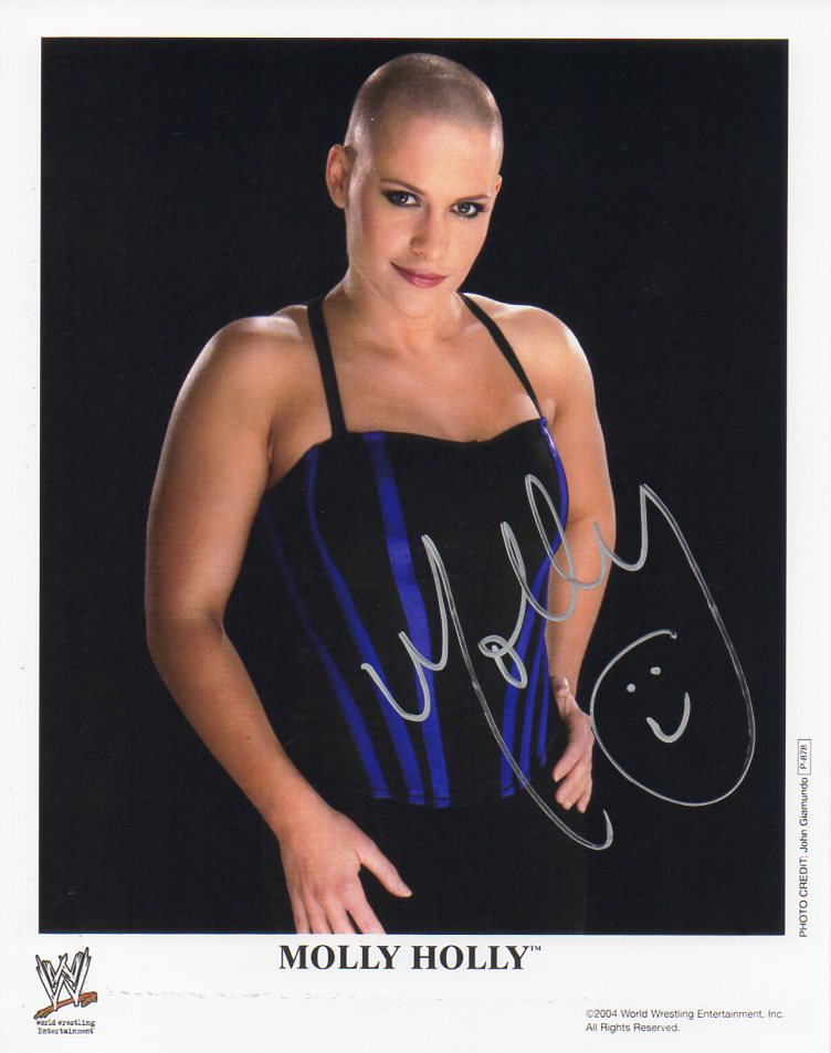 Molly Holly WWE Signed Promo Photo Print