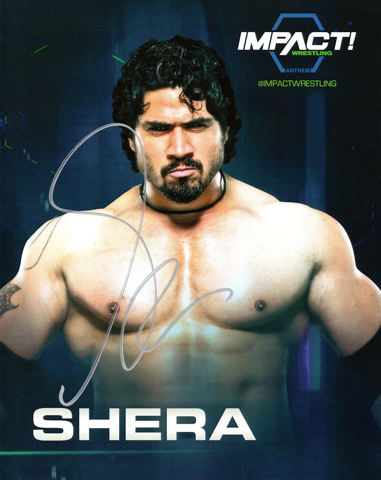 Shera TNA Impact Signed Promo Photo