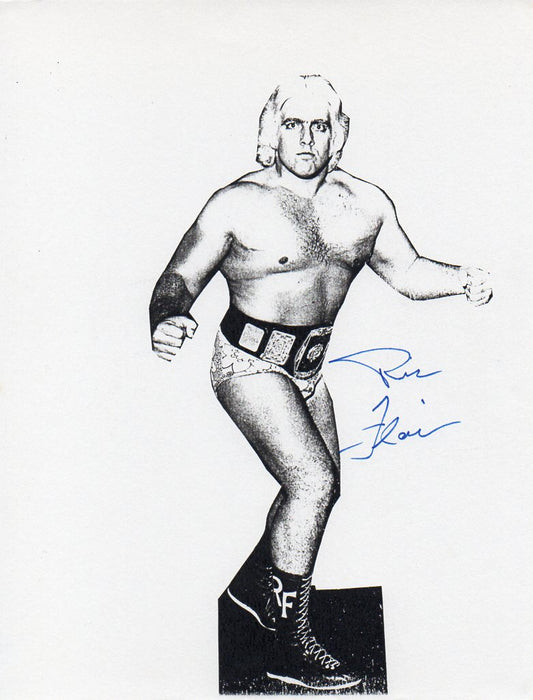 Ric Flair NWA Wrestling Signed Promo Photo