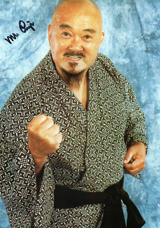 Mr.Fuji WWF/WWE Signed Photo