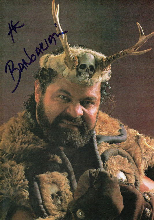 The Barbarian WWF/WWE Signed Photo