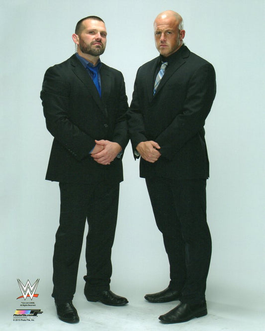 J&J Security Jamie Noble & Joey Mercury WWE Photofile 8x10" Photo