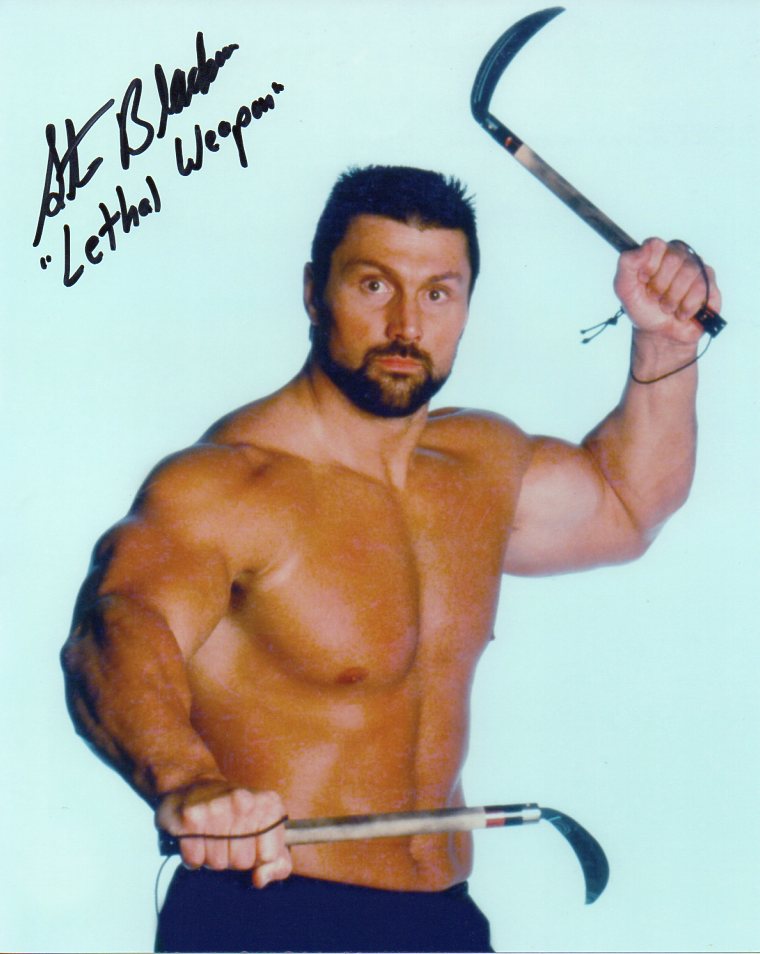 Steve Blackman The Lethal Weapon WWF/WWE Signed Photo