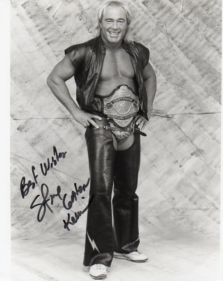 Steve 'Gator' Keirn NWA Florida Wrestling Signed Promo Photo