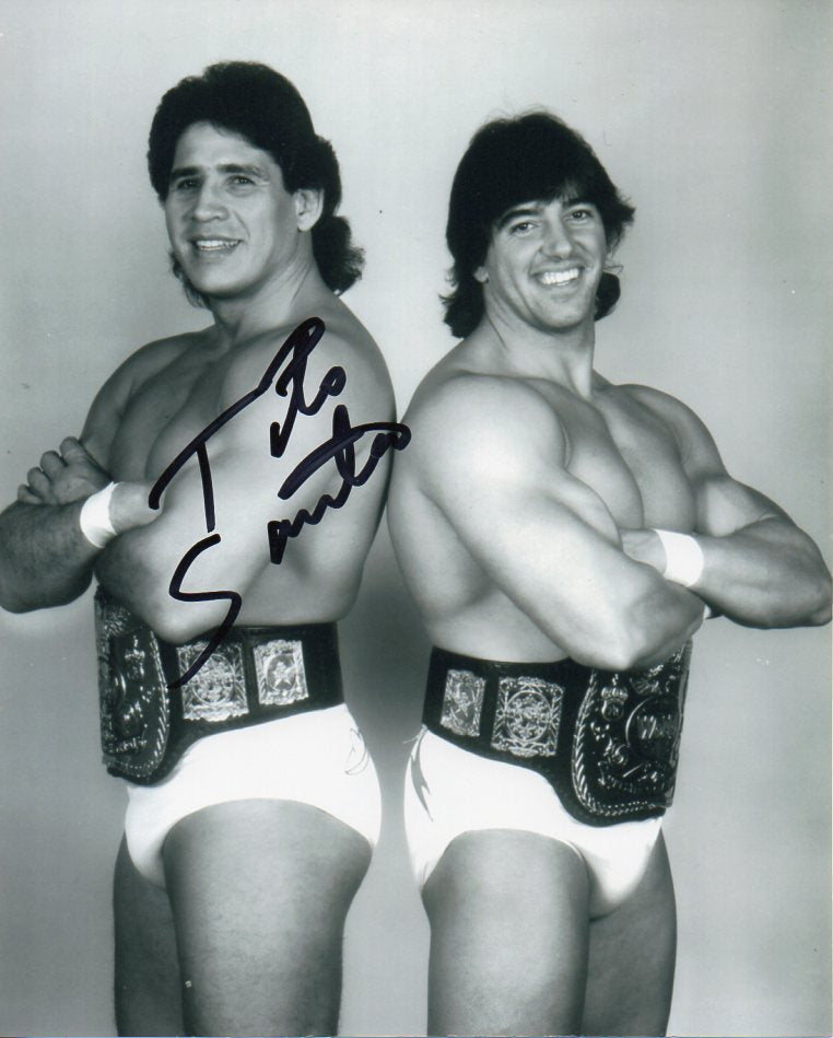 Tito Santana Strike Force WWF/WWE Signed Photo