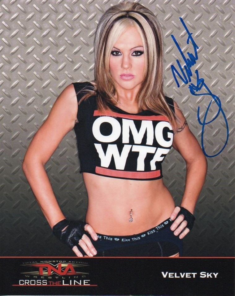 Velvet Sky TNA Impact Signed Photo