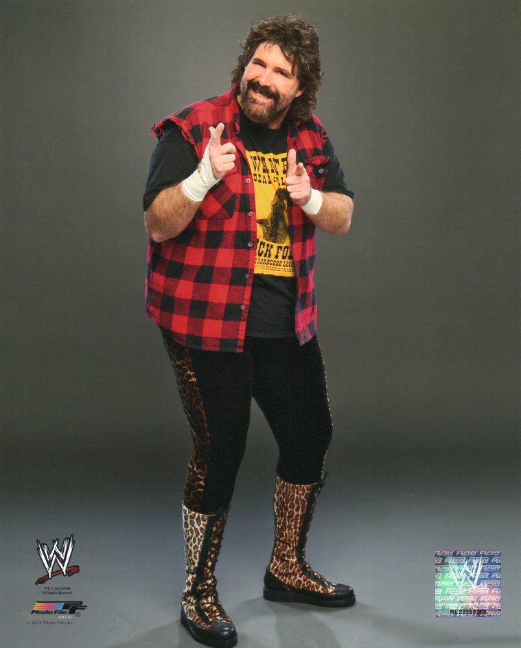 Mick Foley Cactus Jack WWE Photofile 8x10" Photo