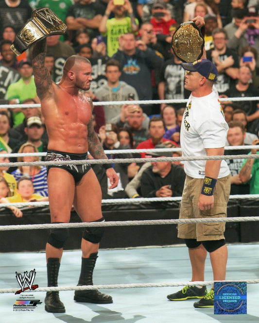 Randy Orton & John Cena WWE Photofile 8x10" Photo