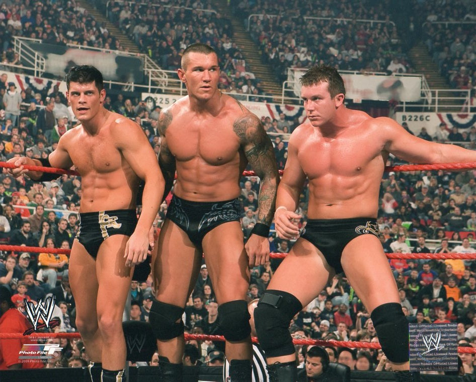 Randy Orton Cody Rhodes & Ted Dibiase Jr WWE Photofile 8x10" Photo