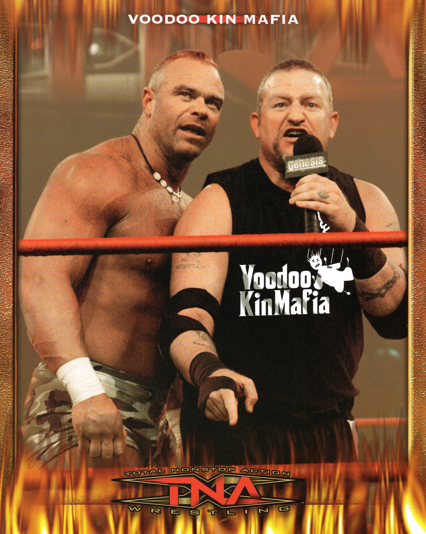 Voodoo Kin Mafia Billy Gunn & The Road Dogg TNA 8x10" Promo Photo