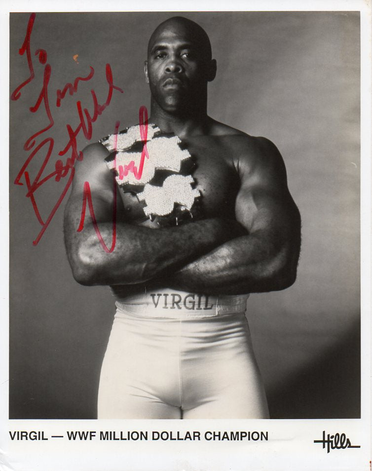 Virgil WWE/WWF Signed Promo Photo