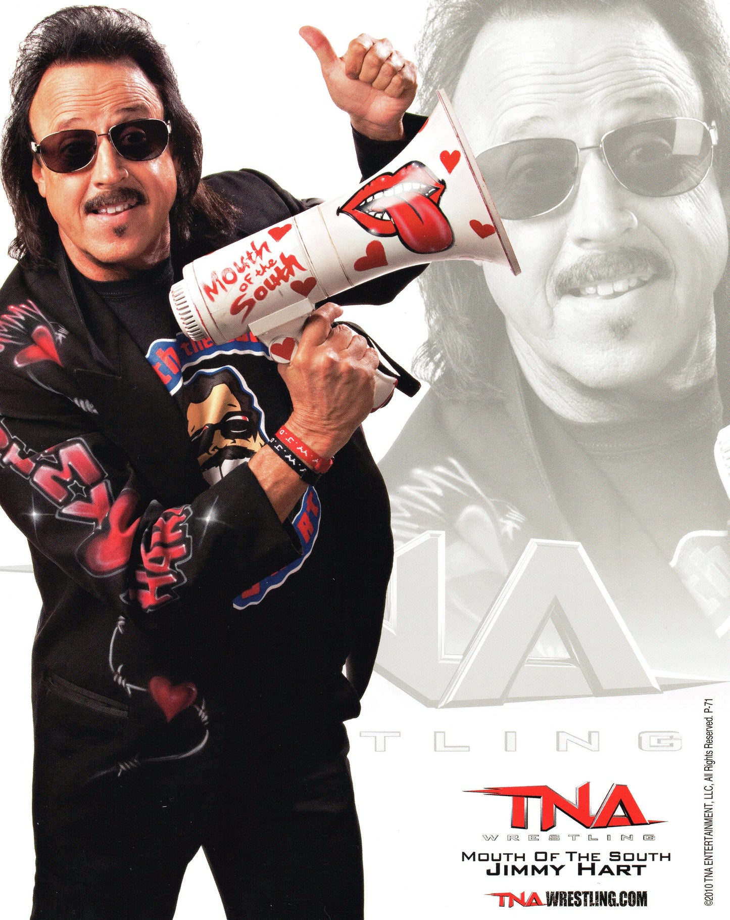 Mouth Of The South Jimmy Hart TNA 8x10" Promo Photo P-71