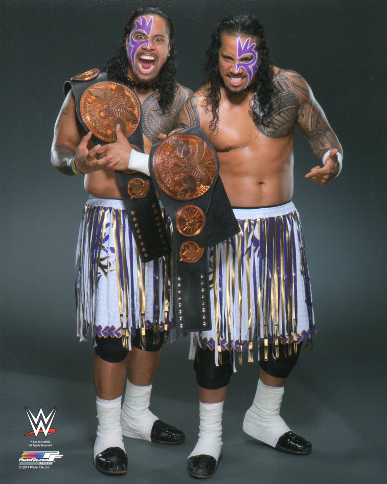 The Usos Jimmy & Jay WWE Photofile 8x10" Photo