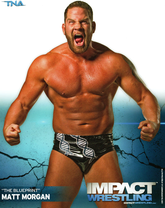 Matt Morgan Impact Wrestling 8x10" Promo Photo P-34