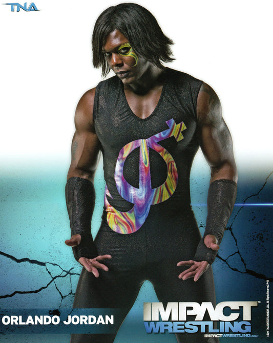 Orlando Jordan Impact Wrestling 8x10" Promo Photo P-41